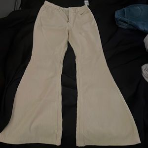 Pacsun Cream Corduroy Jeans